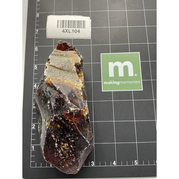 Amber Art Glass Cullet Translucent Slag Glass #4XL104 - Picture 6 of 6